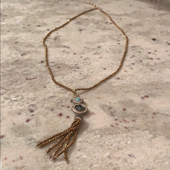 Lucky Brand Jewelry - Lucky Brand Beaded Reversible Pendant Necklace